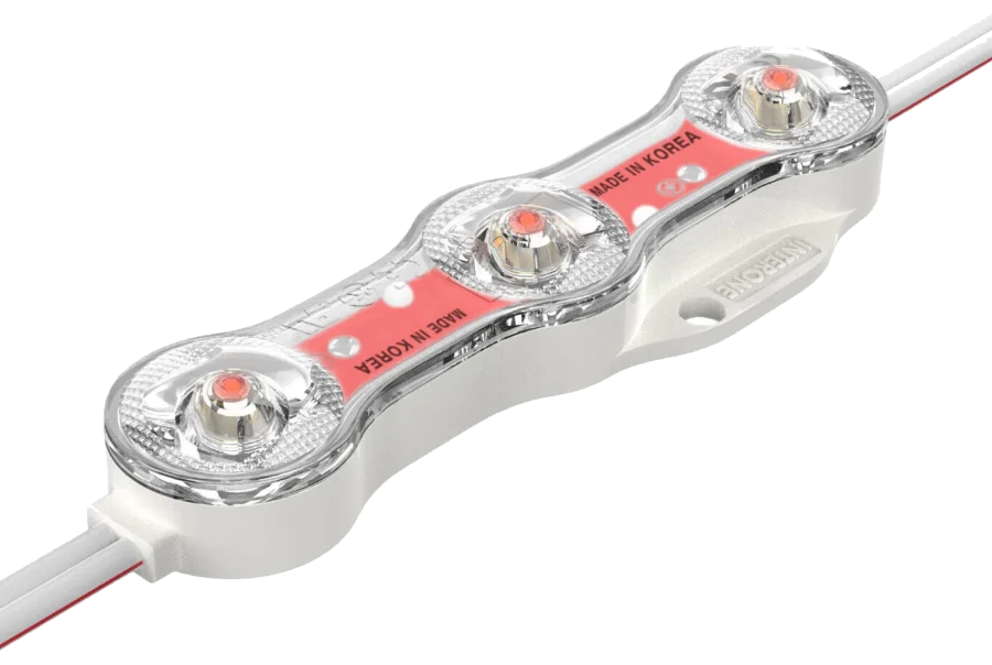Módulo de LED INTERONE Coreano Vermelho Z3U 12V 0,72W 170°