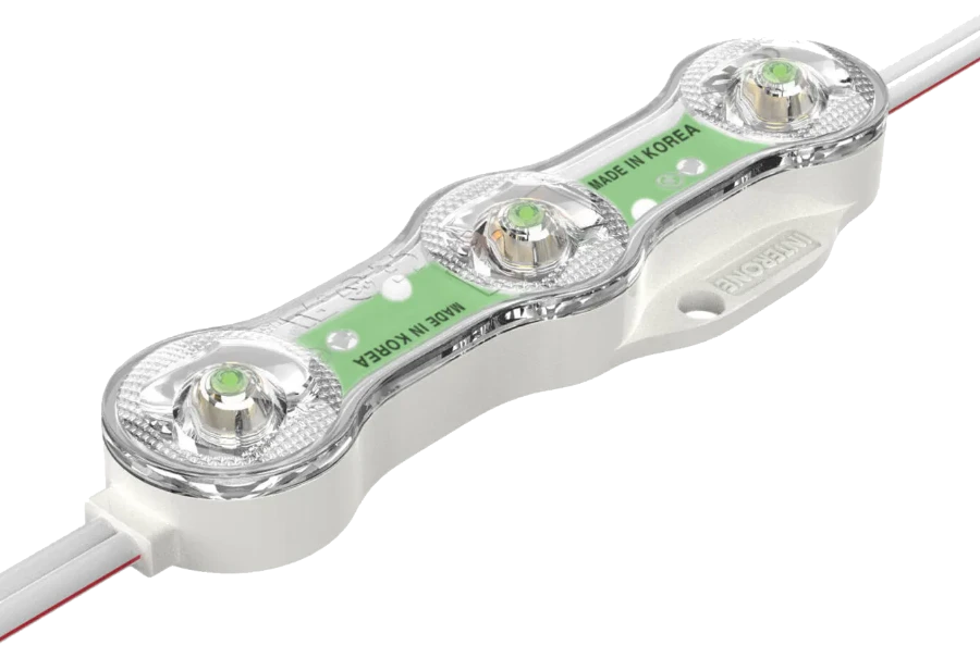 Módulo de LED INTERONE Coreano Verde Z3U 12V 0,72W 170°